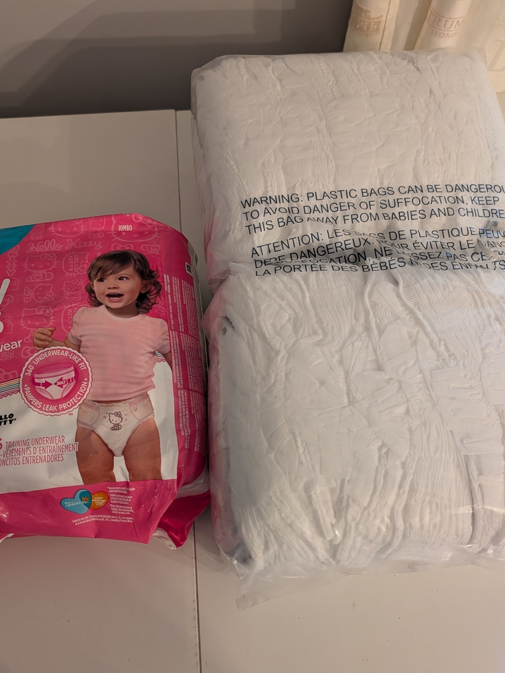 Hello Kitty Pink Toddler Training Underwear And Diaper Pack Potty Seat